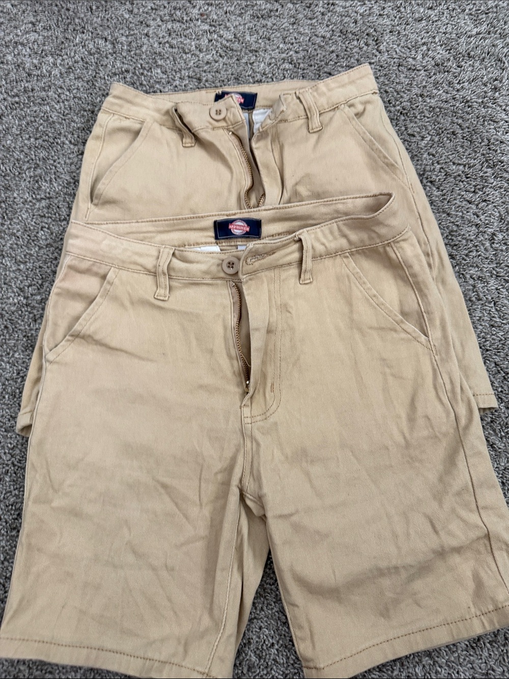 Dickies kids Khaki Chino Shorts - Tan